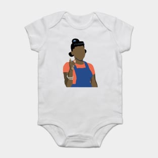 What's Happening Tv Show Black Girl Little Sister Baby Bodysuit